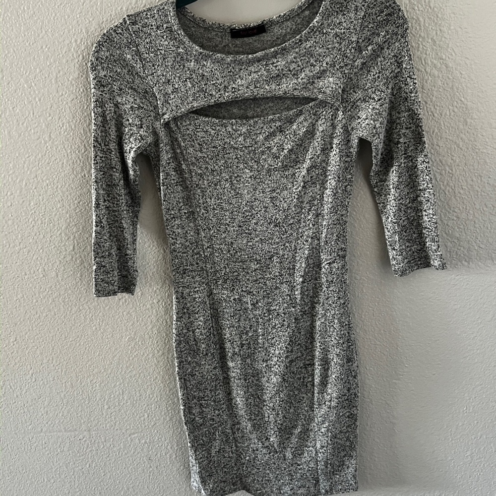 Stylish Gray Women's Dress